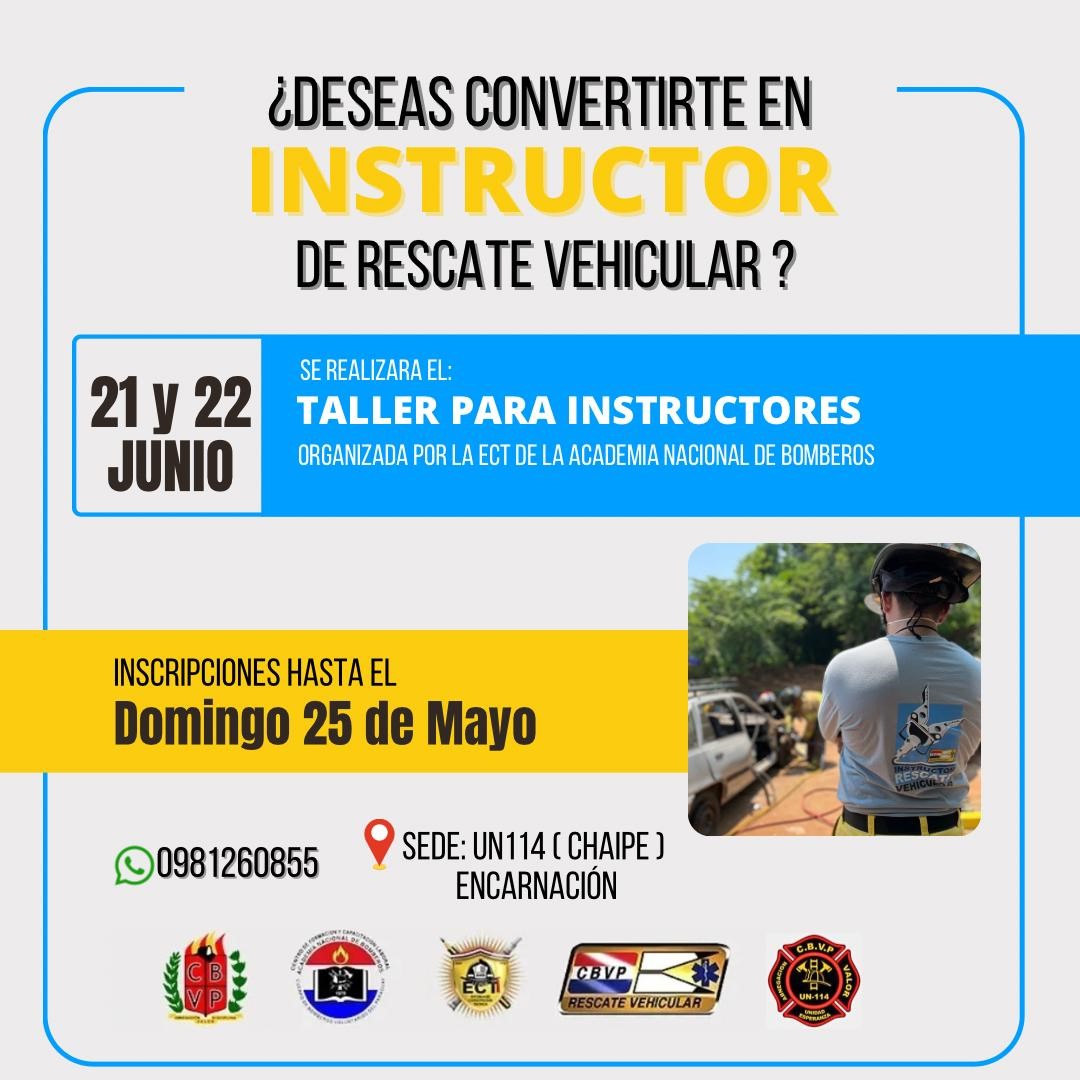 Pre-Taller para Formación de Nuevos Instructores de la Especialidad de RV